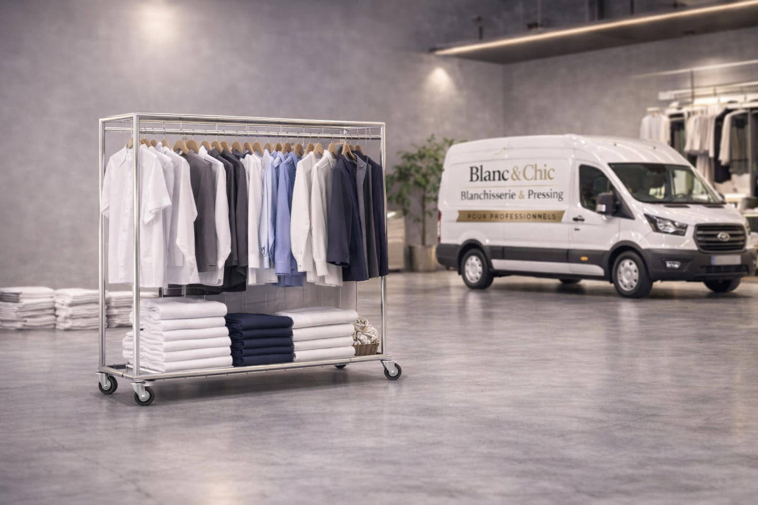 Blanc & Chic blanchisserie pressing professionnels